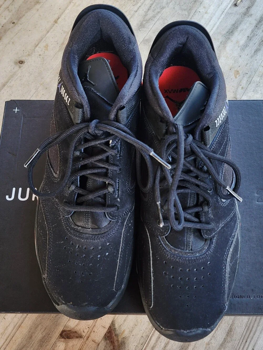 Jordan Point Lane Infrared Black Dark Concord Size 10.5 (OG Box)